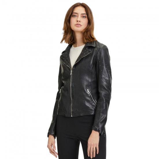 Kurtka skórzana damska Mauritius Czarna GWShanila