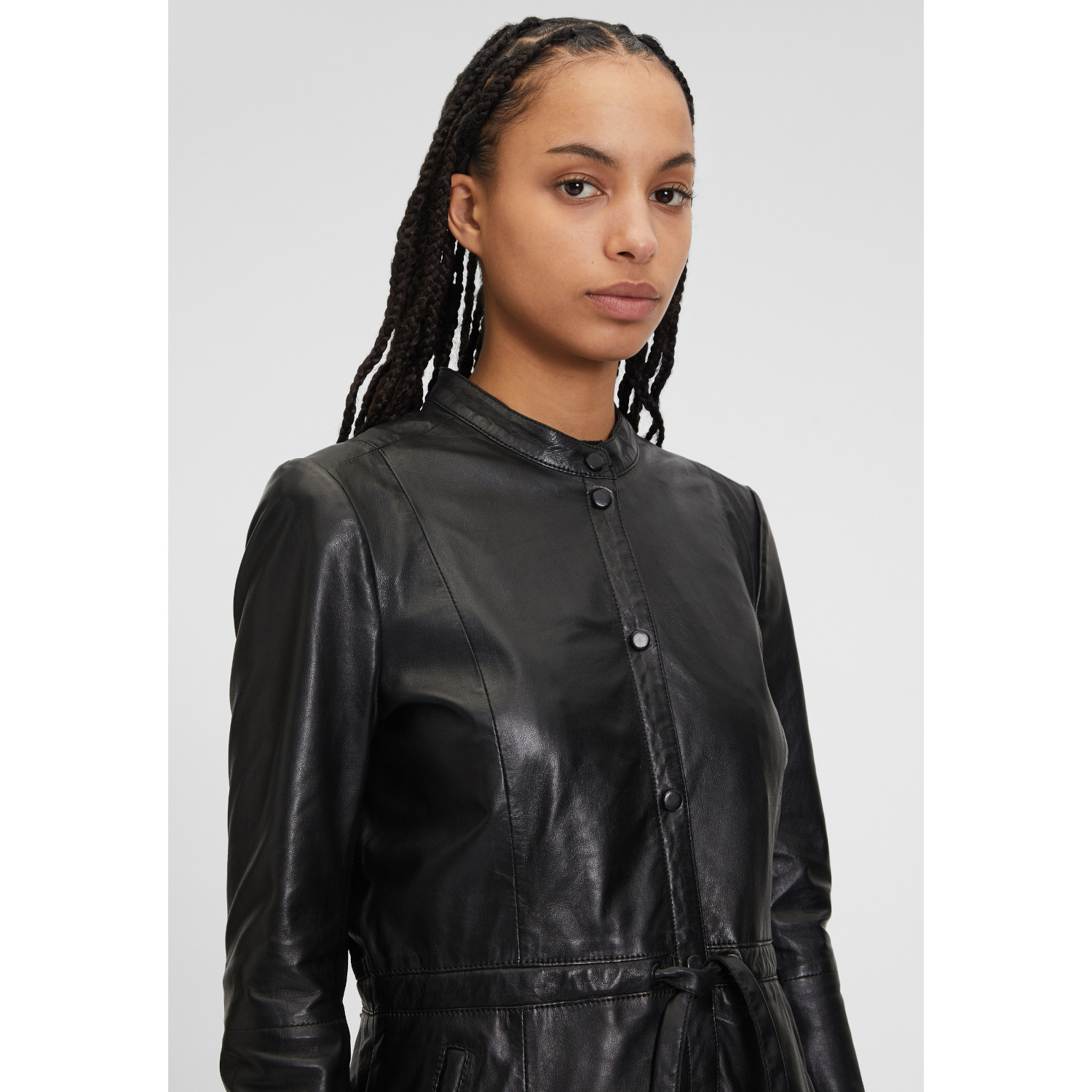 Sukienka skórzana damska Mauritius Czarna GWVarisa – BLACK FRIDAY