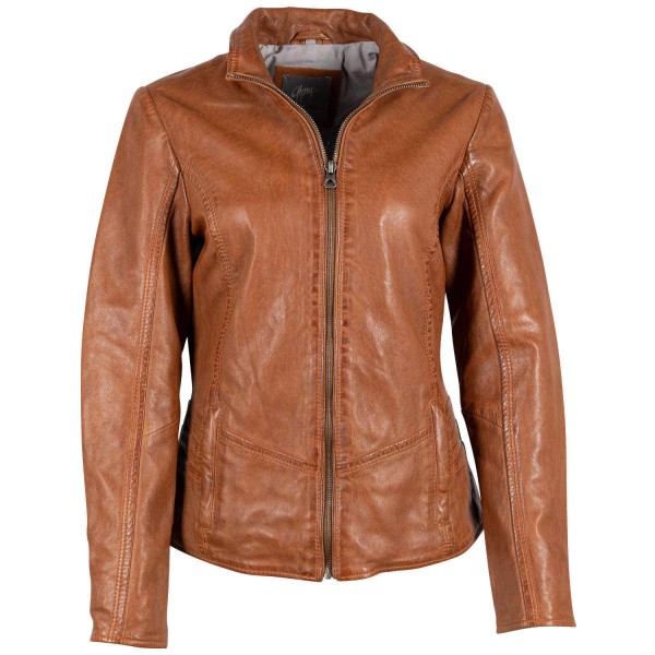 Kurtka skórzana damska Mauritius Cognac GWWany