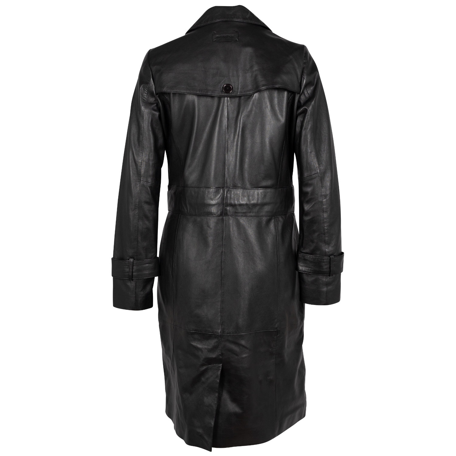 Długa skórzana kurtka damska Mauritius Czarna MSWFreydis – BLACK FRIDAY