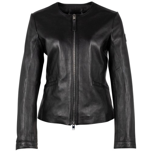 Kurtka skórzana damska Mauritius Czarna MSWTjara