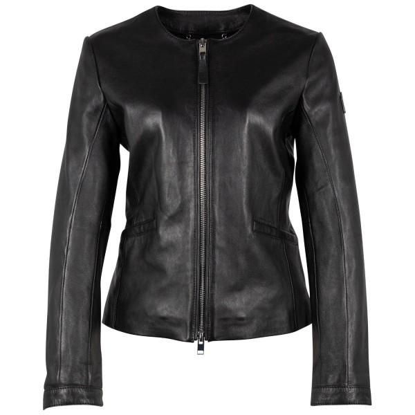 Kurtka skórzana damska Mauritius Czarna MSWTjara