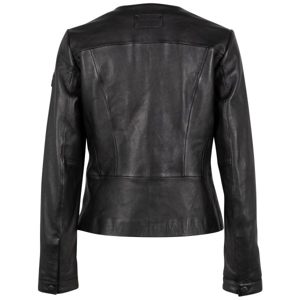 Kurtka skórzana damska Mauritius Czarna MSWTjara
