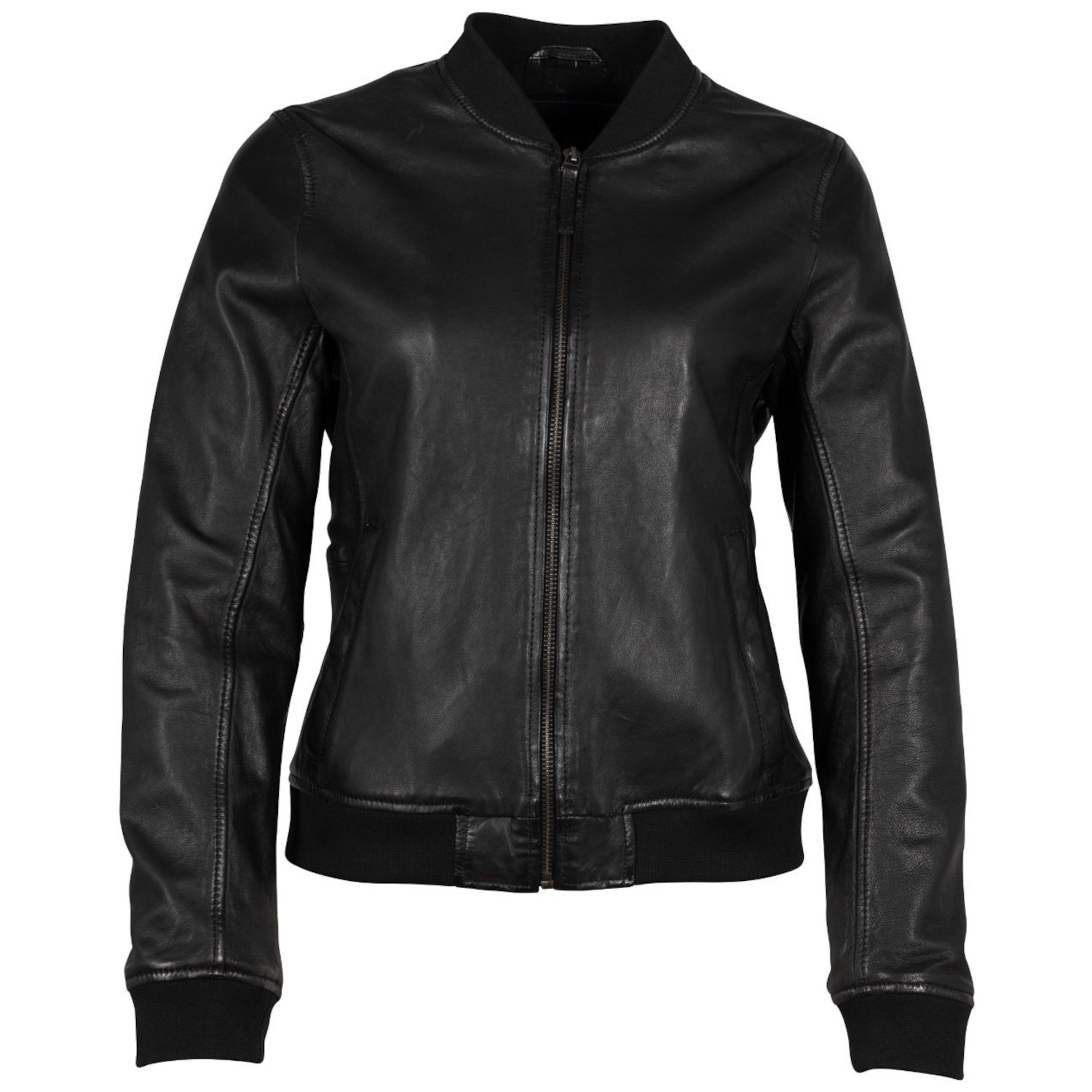 Kurtka skórzana damska Mauritius Czarna MWBjella – Kurtki skórzane