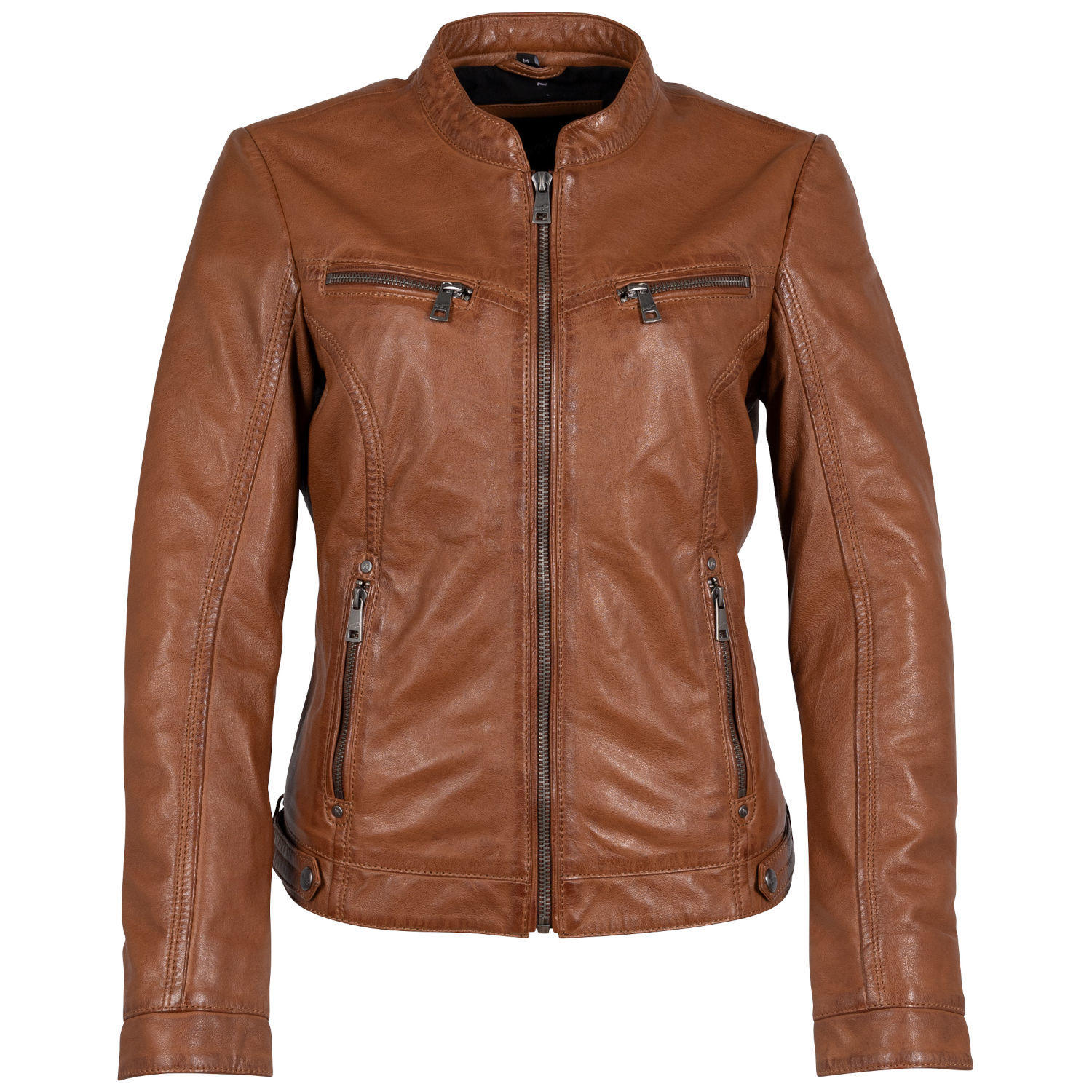Kurtka skórzana damska Mauritius Cognac MWJanka – Kurtki skórzane