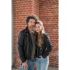 Męska skórzana kurtka Mauritius Czarna Mavric – Kurtki skórzane