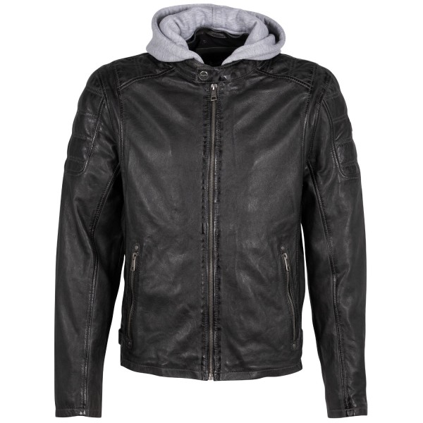Męska kurtka skórzana Mauritius Antracyt Rylo