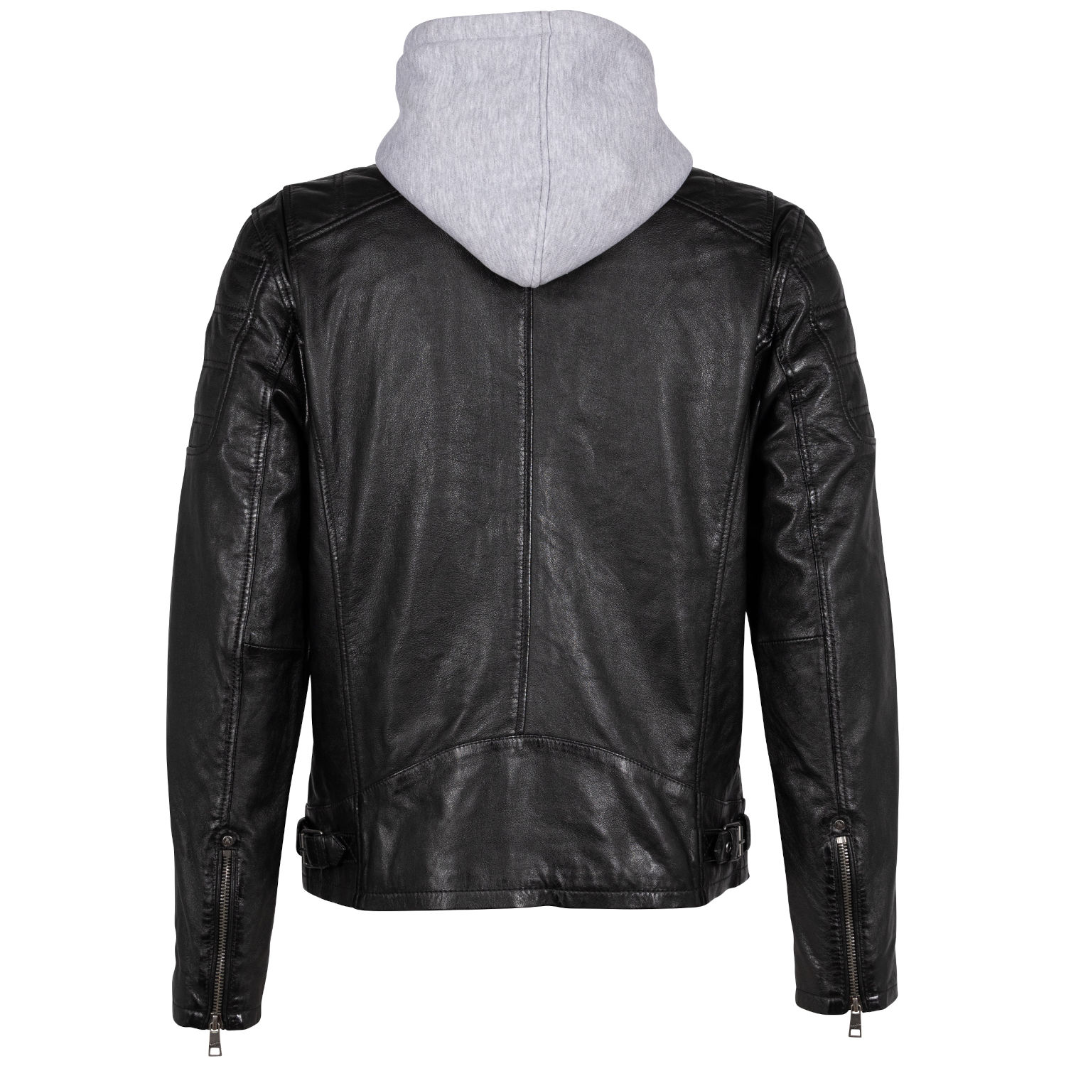 Męska kurtka skórzana Mauritius Czarna Rylo – Kurtki skórzane