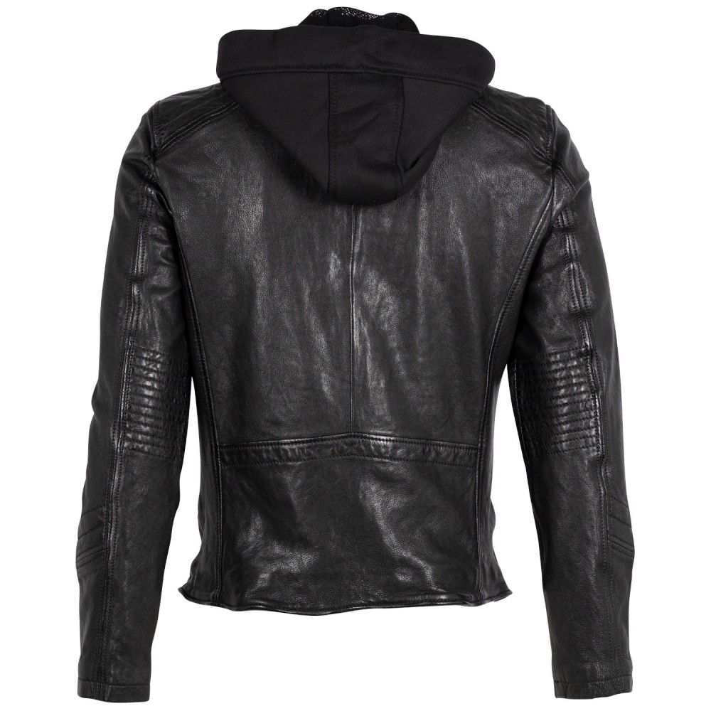 Męska skórzana kurtka 2.0 od Mauritius Czarna 2MJilas - readytowear