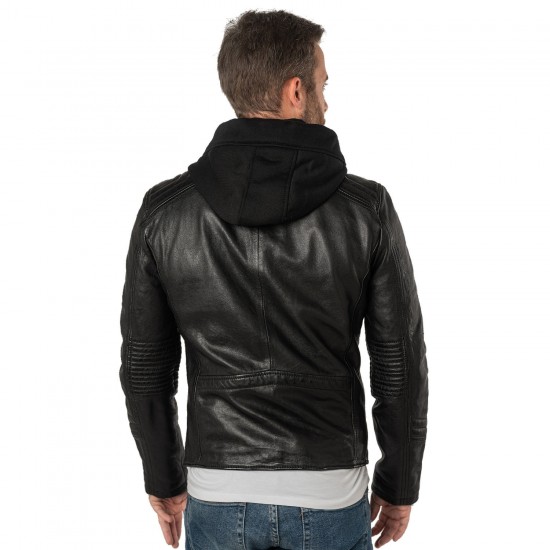 Męska skórzana kurtka 2.0 od Mauritius Czarna 2MJilas