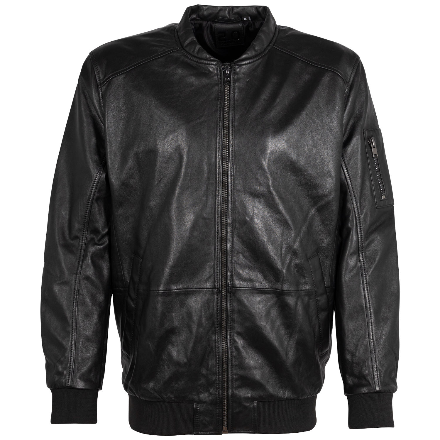 Unisex Leather Jacket 2.0 by Mauritius Black 2MKaira – Kurtki skórzane