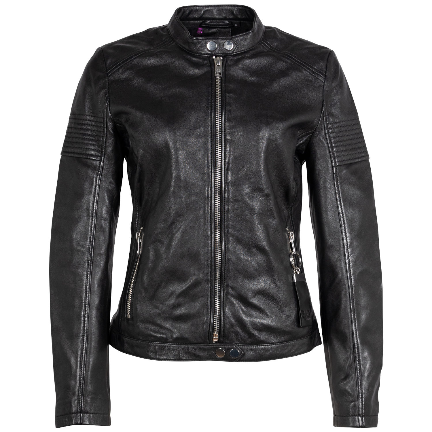 Kurtka skórzana damska 2.0 od Mauritius Czarna 2Wima – Kurtki skórzane