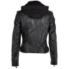 Kurtka skórzana damska 2.0 od Mauritius Czarna 2Wrinko – Kurtki skórzane