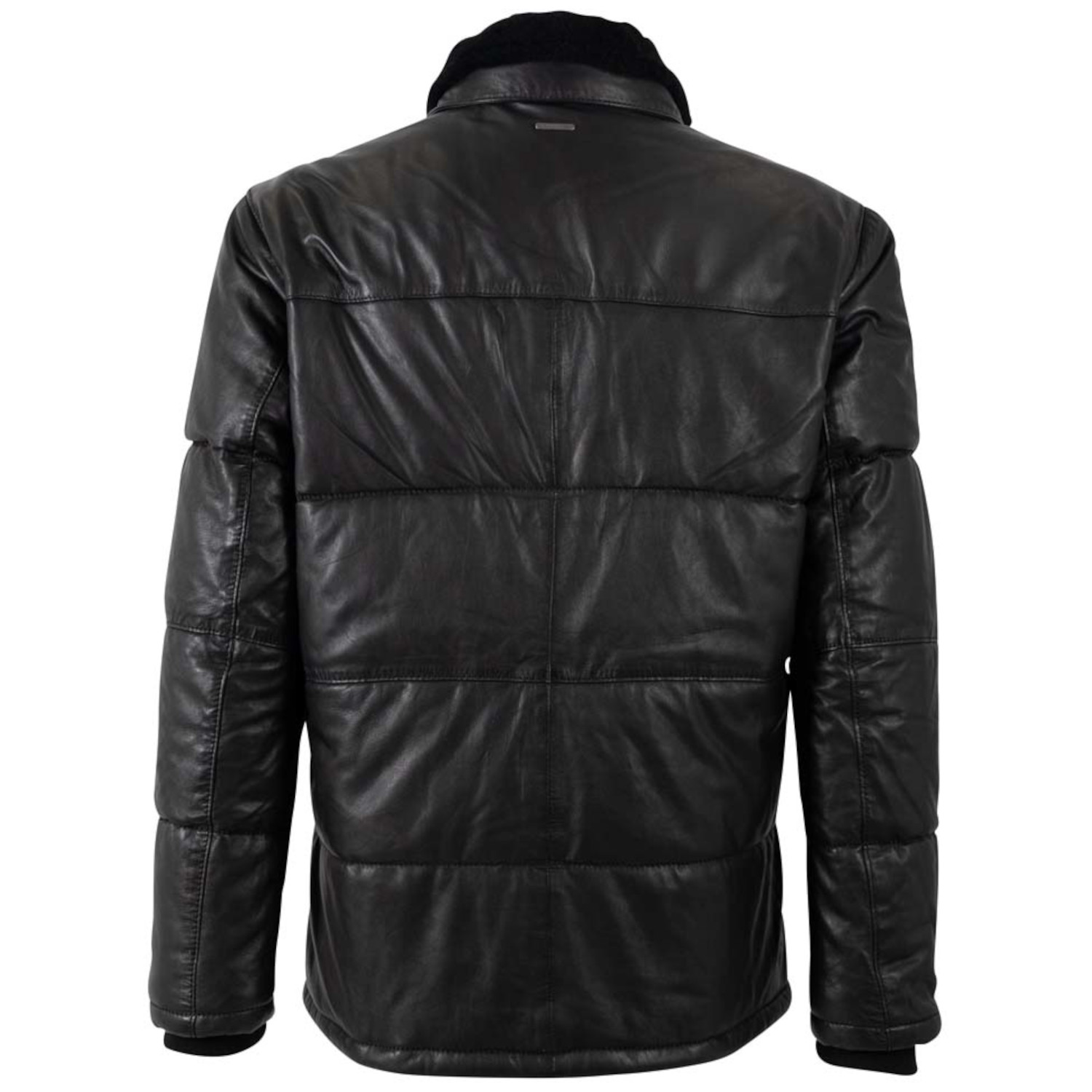 Męska skórzana kurtka Deercraft Czarna DMArnoud – BLACK FRIDAY