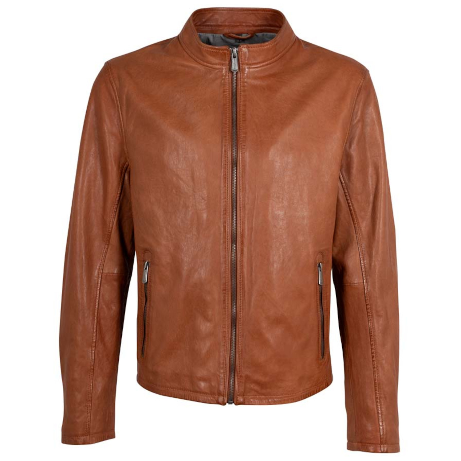 Męska skórzana kurtka Deercraft Cognac DMBelfast – Kurtki skórzane