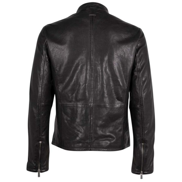 Męska skórzana kurtka Deercraft Czarna DMBelfast