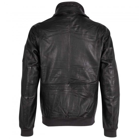 Męska skórzana kurtka Deercraft Czarna DMCalgary