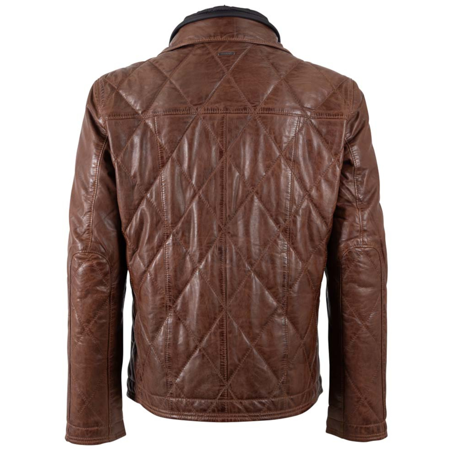Męska skórzana kurtka Deercraft kasztanowa DMCarlsen – Kurtki skórzane
