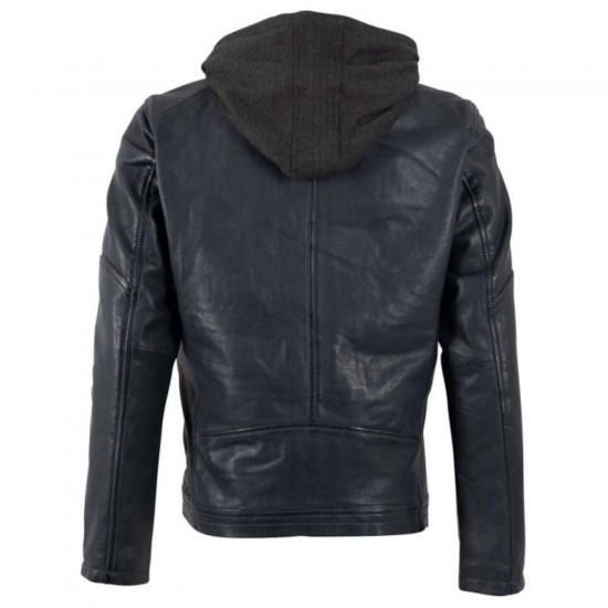 Męska skórzana kurtka Deercraft granatowa DMDorsey