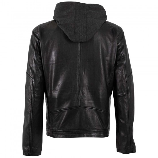Męska skórzana kurtka Deercraft Czarna DMDorsey