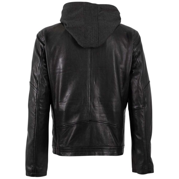 Męska skórzana kurtka Deercraft Czarna DMDorsey