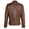 Męska skórzana kurtka Deercraft Ciemny koniak DMElvon – Kurtki skórzane