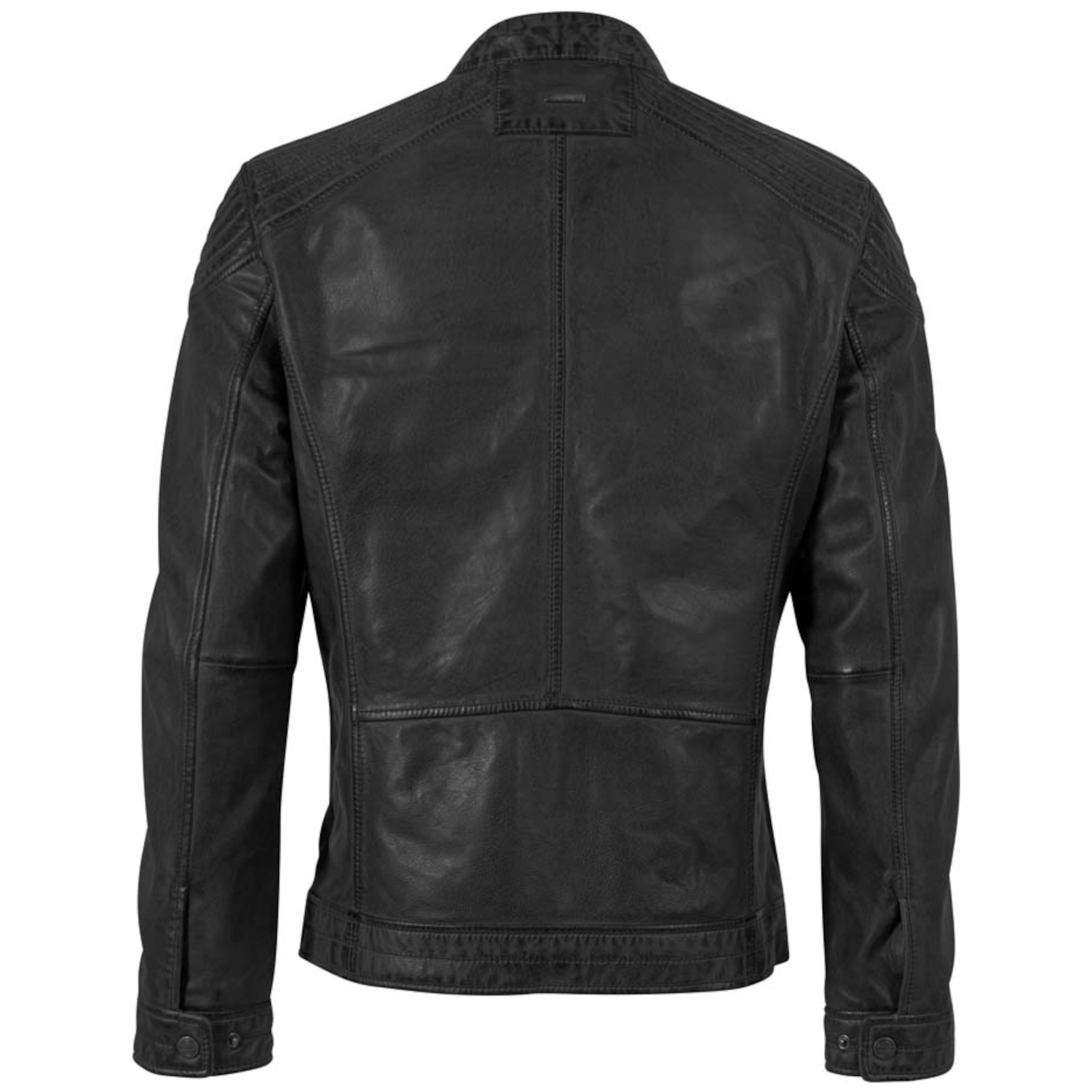 Męska skórzana kurtka Deercraft Czarna DMEzro