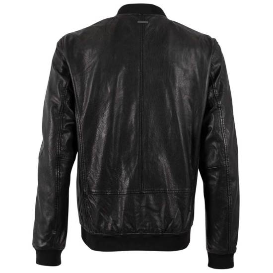 Męska skórzana kurtka Deercraft Czarna DMGiton