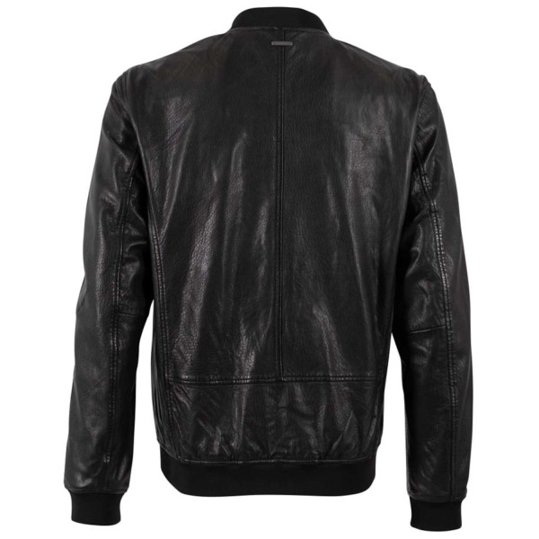 Męska skórzana kurtka Deercraft Czarna DMGiton