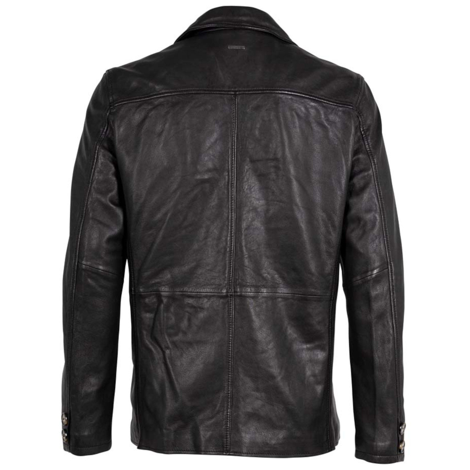 Męska skórzana kurtka Deercraft Czarna DMJacco – Kurtki skórzane