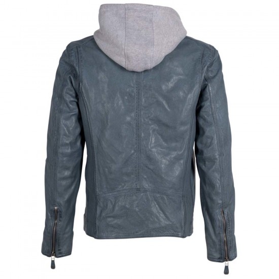 Męska skórzana kurtka Deercraft Denim Blue DMJonnes