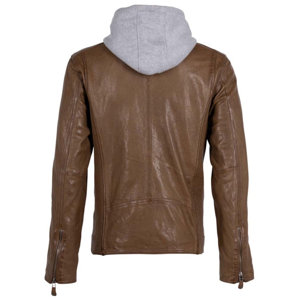 Męska skórzana kurtka Deercraft jasnobrązowa DMJonnes