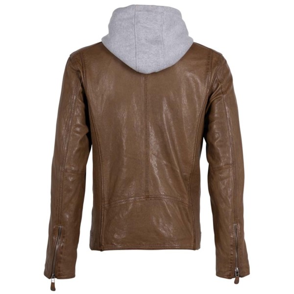 Męska skórzana kurtka Deercraft jasnobrązowa DMJonnes