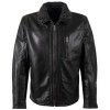 Męska skórzana kurtka Deercraft Czarna DMNaotis - readytowear