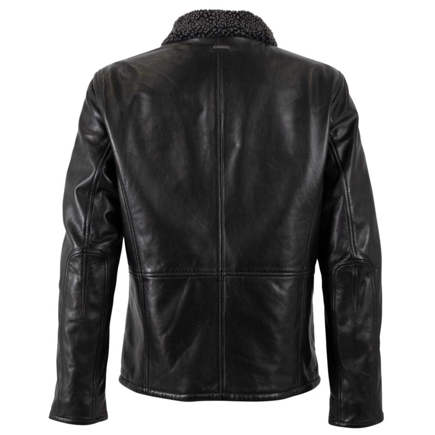 Męska skórzana kurtka Deercraft Czarna DMNaotis – Kurtki skórzane