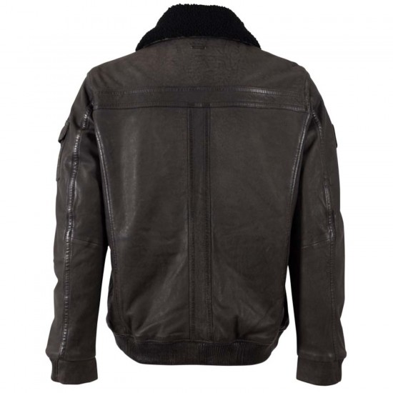 Męska skórzana kurtka Deercraft Ciemny antracyt DMThelio