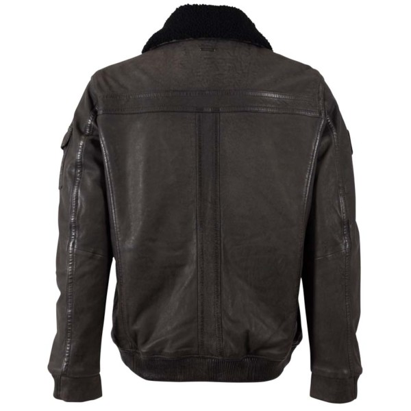 Męska skórzana kurtka Deercraft Ciemny antracyt DMThelio