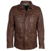 Męska skórzana kurtka Deercraft Chestnut DMThelmo – Kurtki skórzane