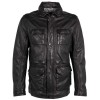 Męska skórzana kurtka Deercraft Czarna DMThelmo – Kurtki skórzane