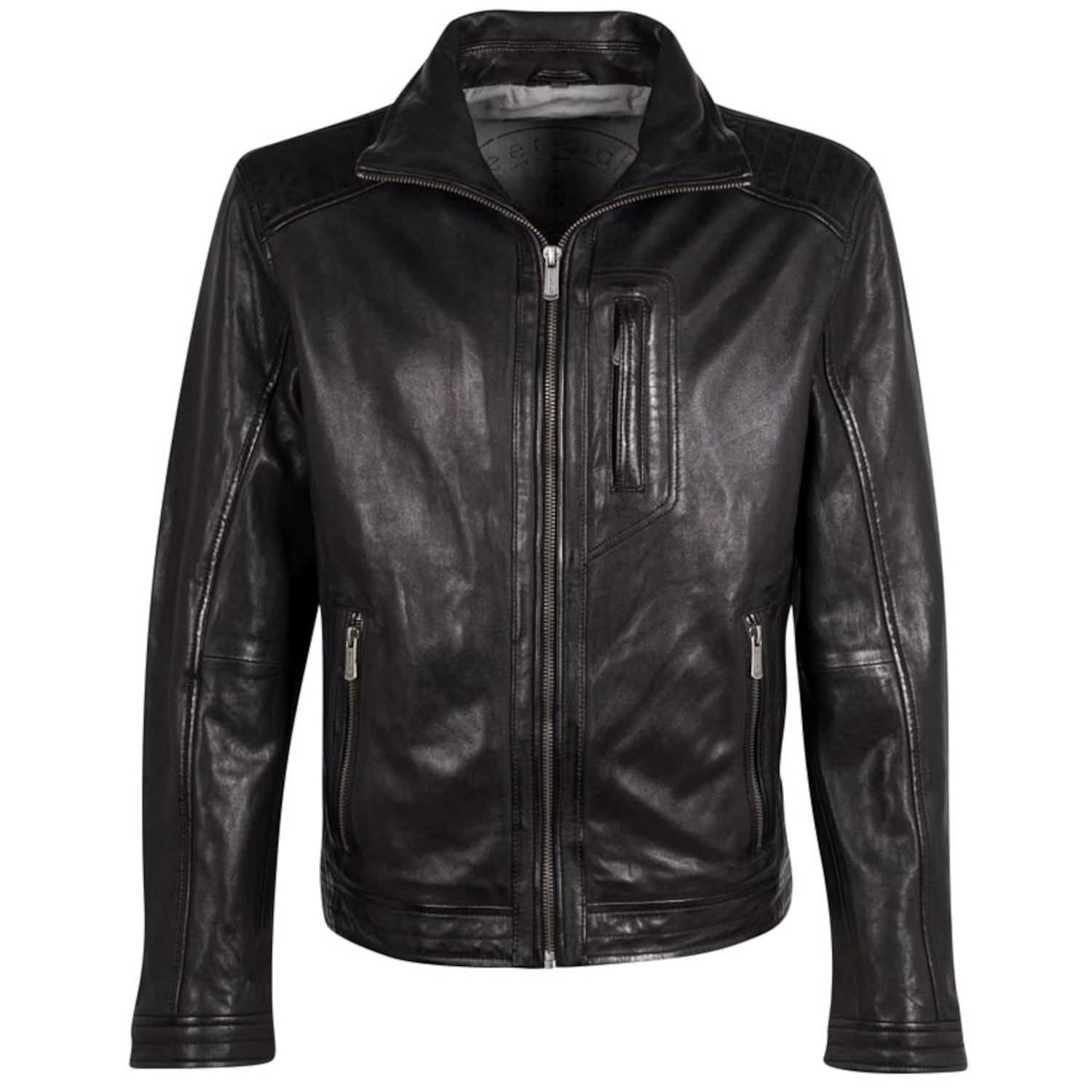 Męska skórzana kurtka Deercraft Czarna DMTiago – Kurtki skórzane