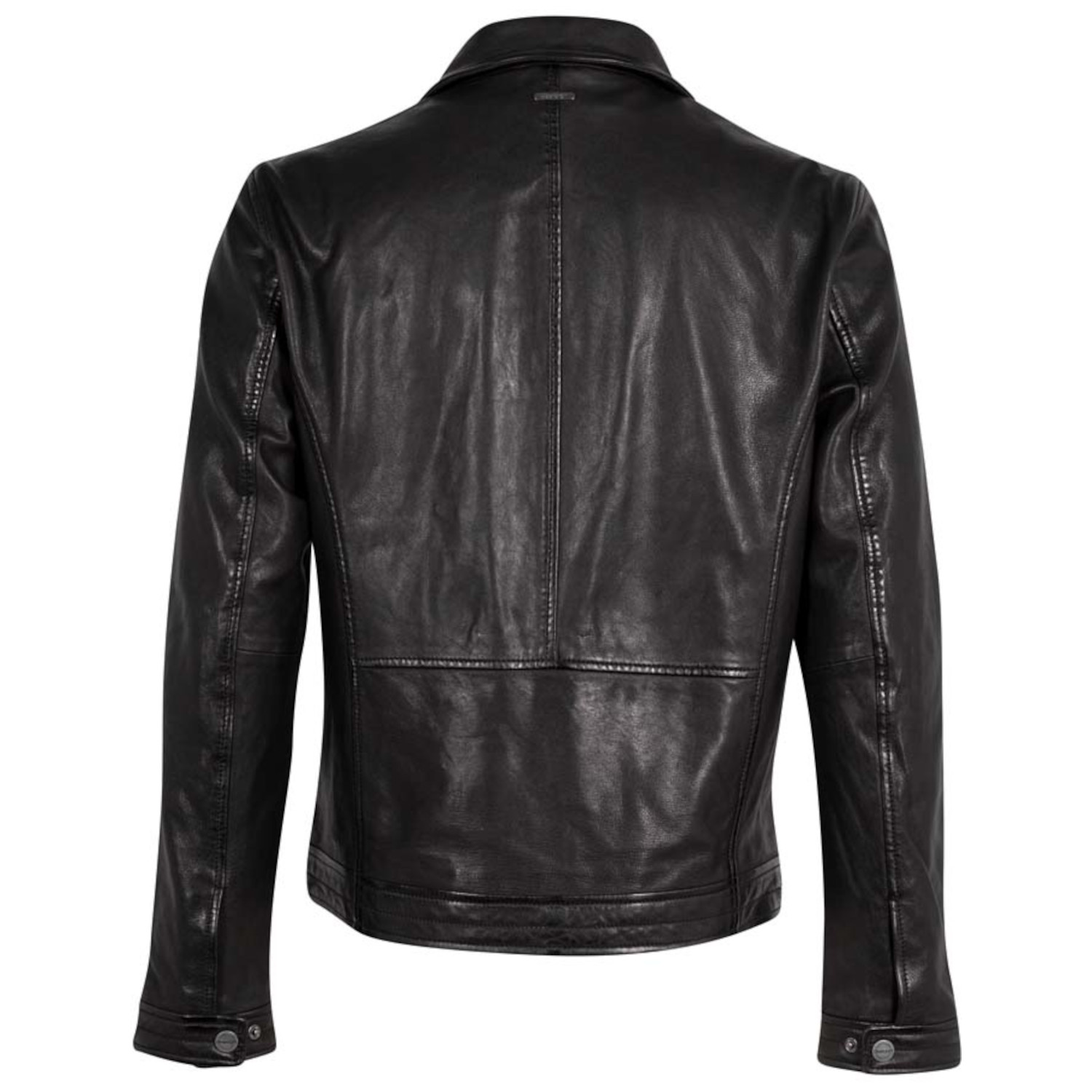 Męska skórzana kurtka Deercraft Czarna DMTiago – Kurtki skórzane