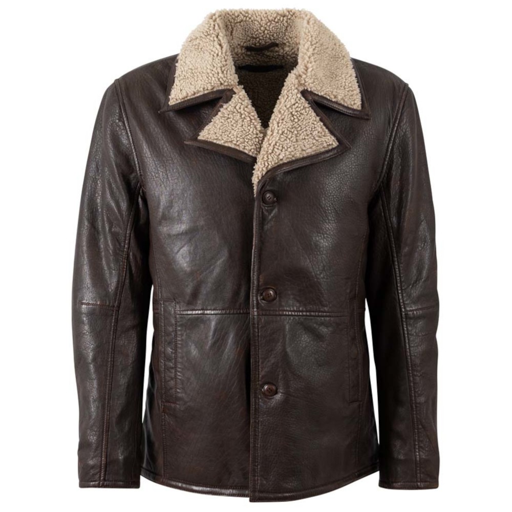 Męska skórzana kurtka Deercraft Brązowa DMVancouver - readytowear