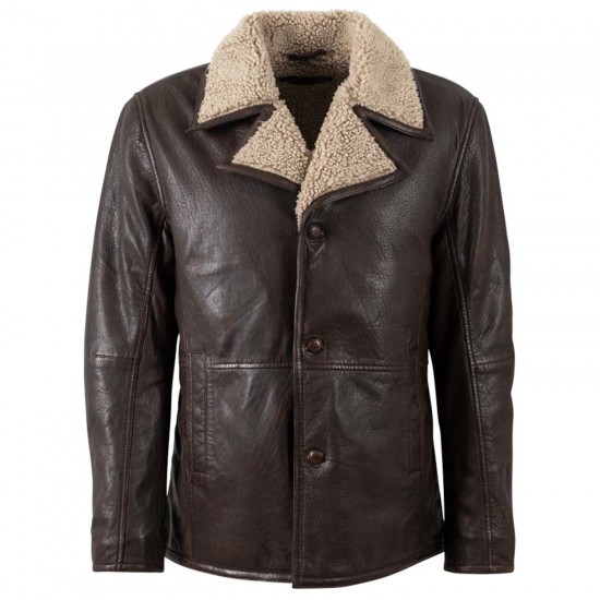 Męska skórzana kurtka Deercraft Brązowa DMVancouver