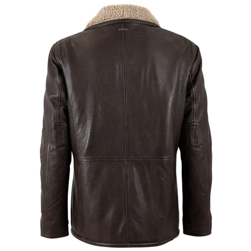 Męska skórzana kurtka Deercraft Brązowa DMVancouver - readytowear