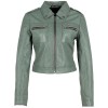 Damska krótka skórzana kurtka Gipsy Sage Green G2WShala – BLACK FRIDAY