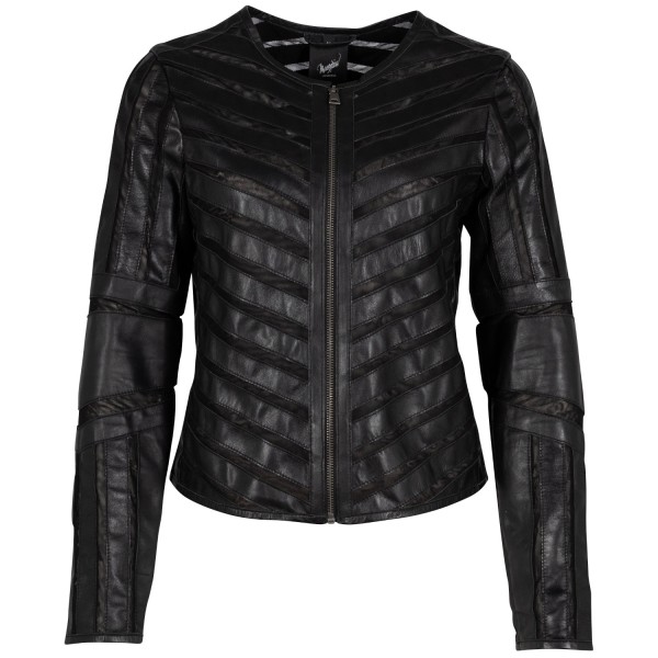 Kurtka skórzana damska Mauritius Czarna GGSuri