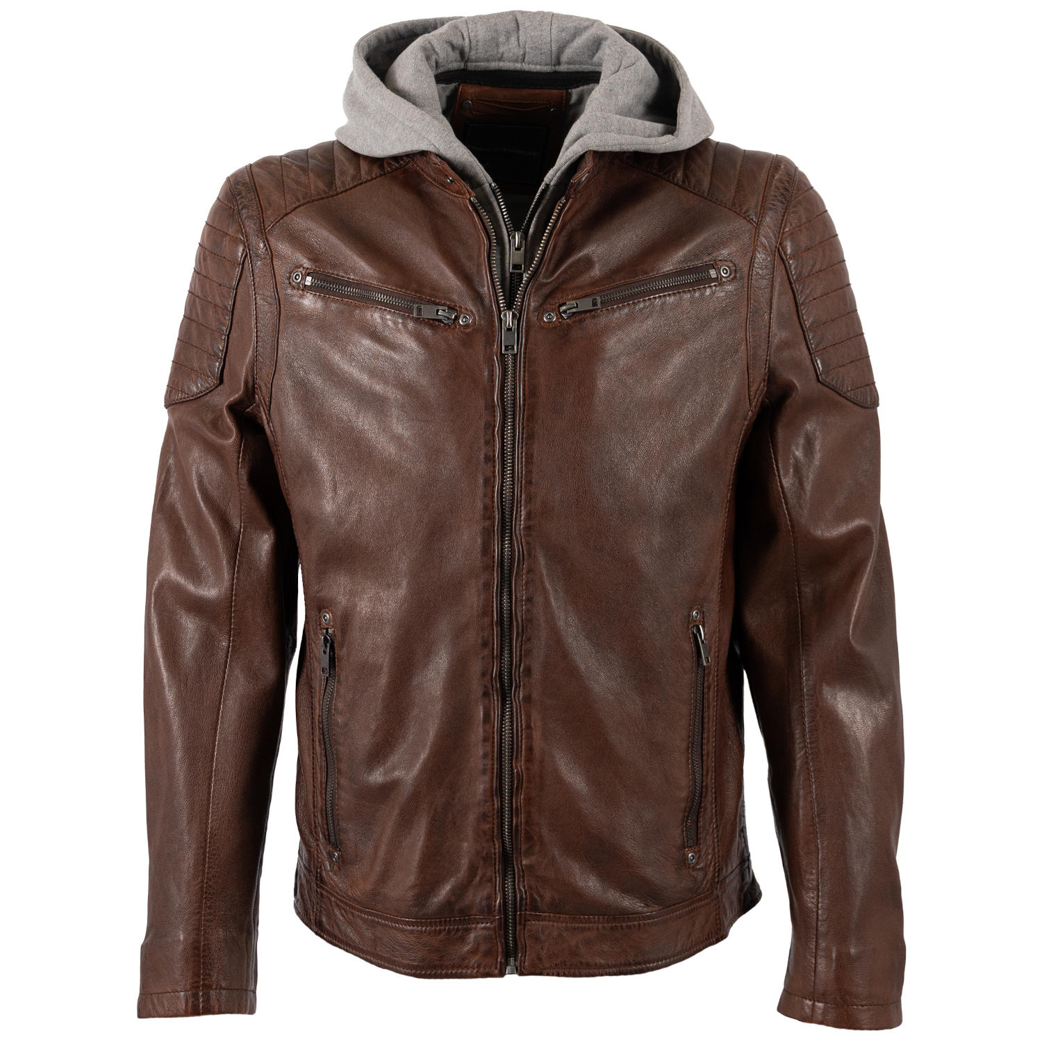 Męska skórzana kurtka Gipsy Cognac GMNewOrleans – BLACK FRIDAY