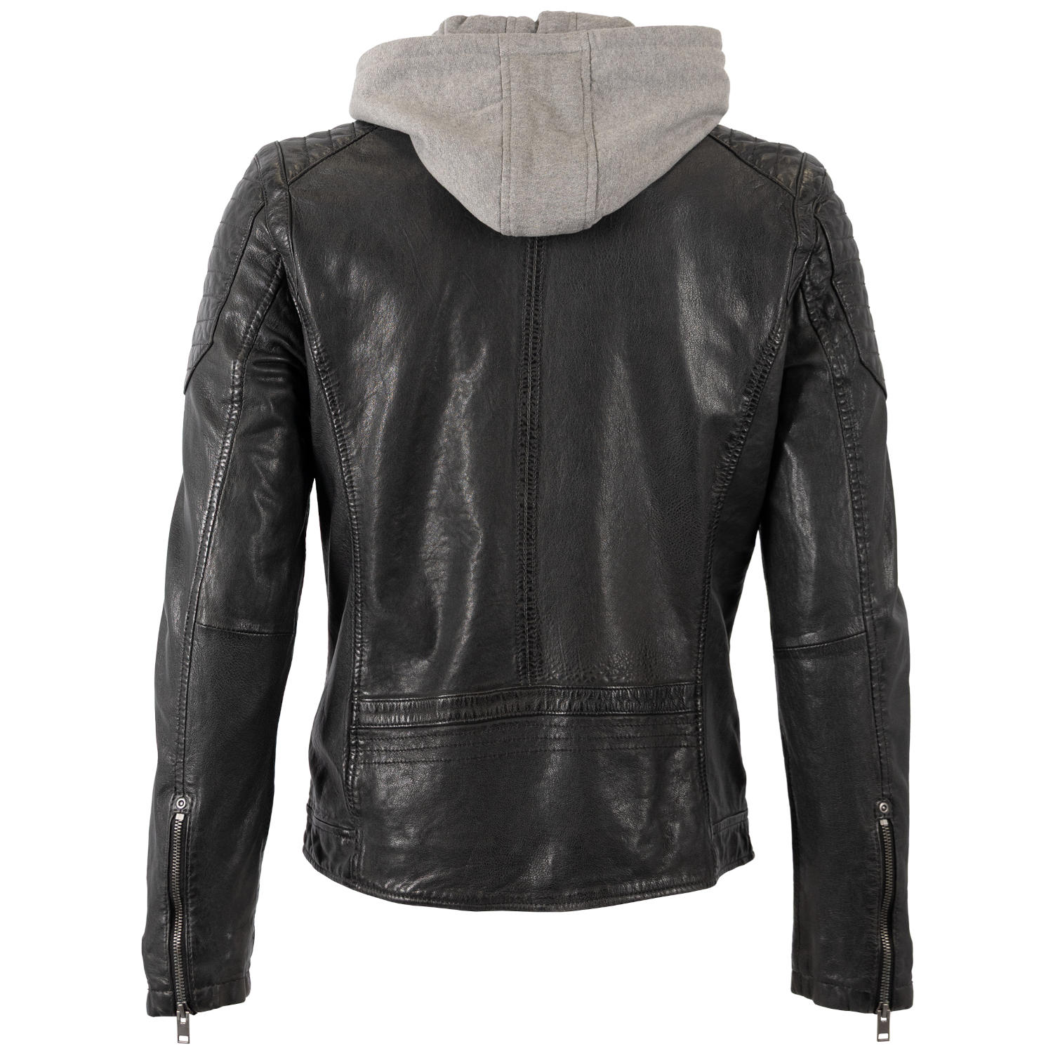 Męska skórzana kurtka Gipsy czarno-beżowa GMNewOrleans – BLACK FRIDAY