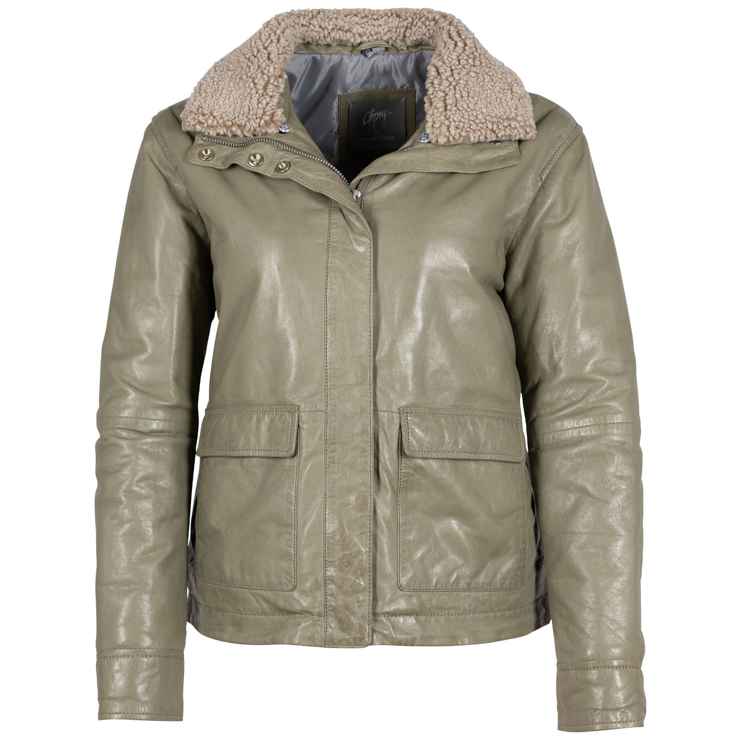 Kurtka skórzana damska Gipsy Sage Green GWAhnoa – Kurtki skórzane Kurtka skórzana damska Gipsy Sage Green GWAhnoa – Kurtki skórzane