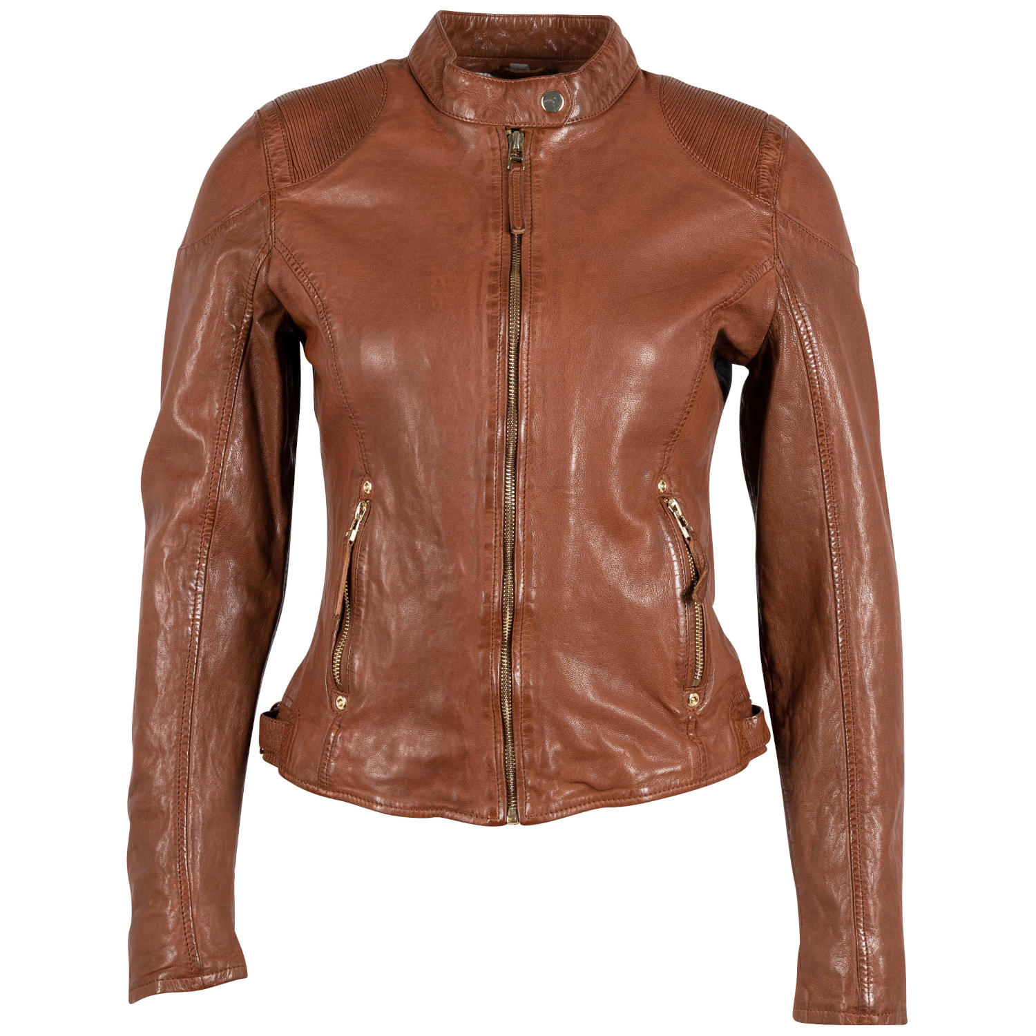 Damska skórzana kurtka Gipsy Cognac GWAneta – Kurtki skórzane Damska skórzana kurtka Gipsy Cognac GWAneta – Kurtki skórzane